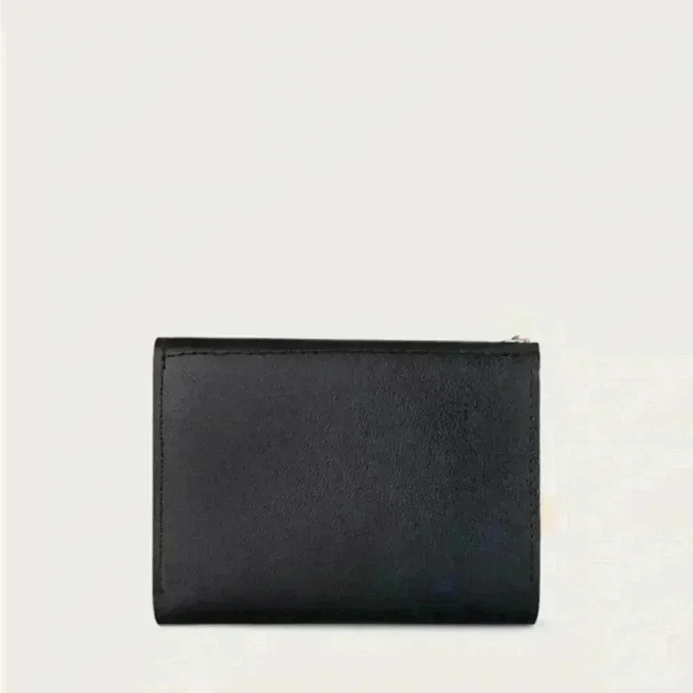 ⚠️Clearance🖤Small Heart Tassel Bi Fold Black Wallet / Cardholder - Picture 3 of 4